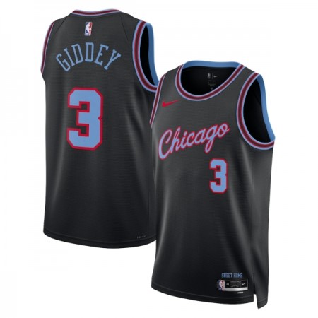 Camiseta Hombre Chicago Bulls Josh Giddey 2025-26 Nike City Edition Negro Swingman Camiseta Hombre Chicago Bulls Josh Giddey 2025-26 Nike City Edition Negro Swingman